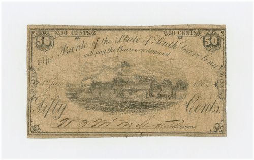 Fort Moultrie 50c Note