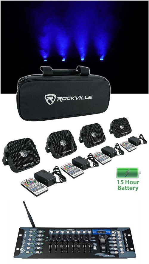 Blackout Mini Lighting Kit with Wireless Control and Carry Bag