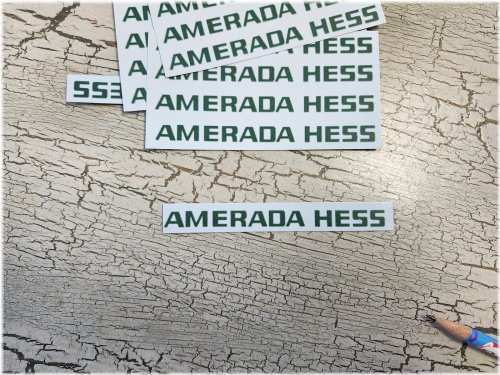 Heritage Hess Tank Decal