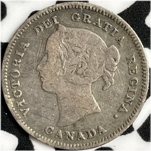 Canadian Silver 5 Cents Collection (1901)