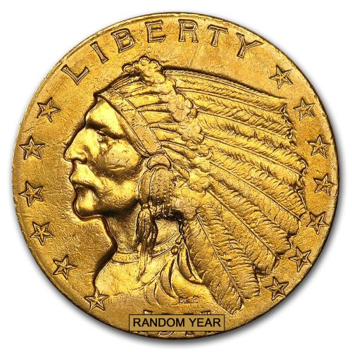 Golden American Heritage Quarter Coin (Pre-1933)