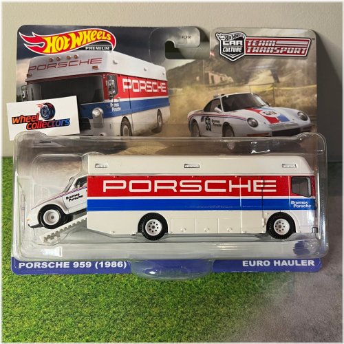 Revolutionary Porsche 959 with Hot Wheels Team Transport Case