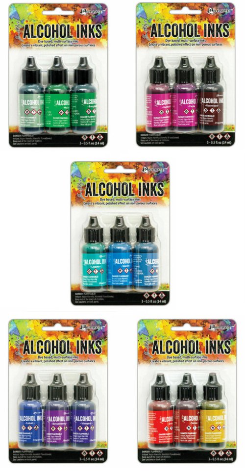 Tim Holtz's Artisanal Ink Trio: Choose Your Colors for Stunning Stamping Results