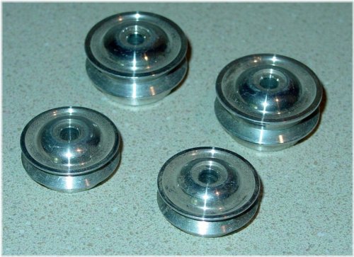 Cox Thimble Drome Champ Polished Aluminum Wheels Set