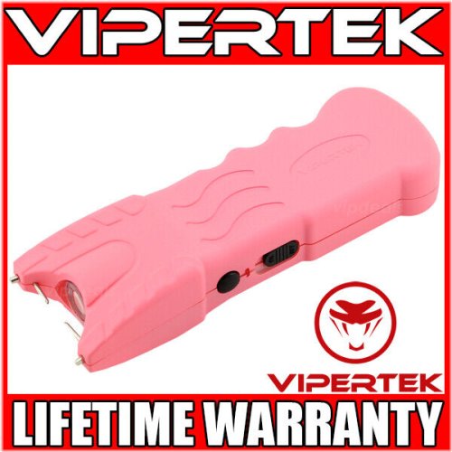 Pink Flash Rechargeable Stun Gun with LED Light