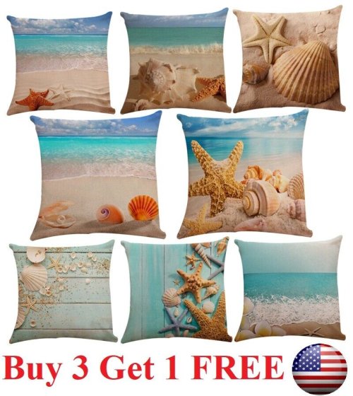 Beachcomber's Delight Pillow Cover