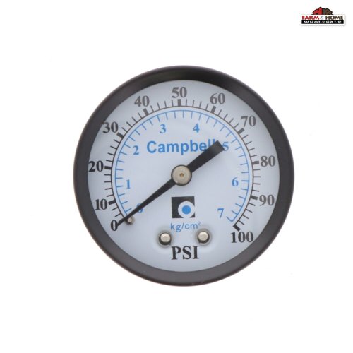 Liquid Pressure Gauge - Back Mount