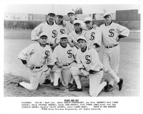 Chicago's Controversial Baseball Era: B&W Print #1 with Charlie Sheen