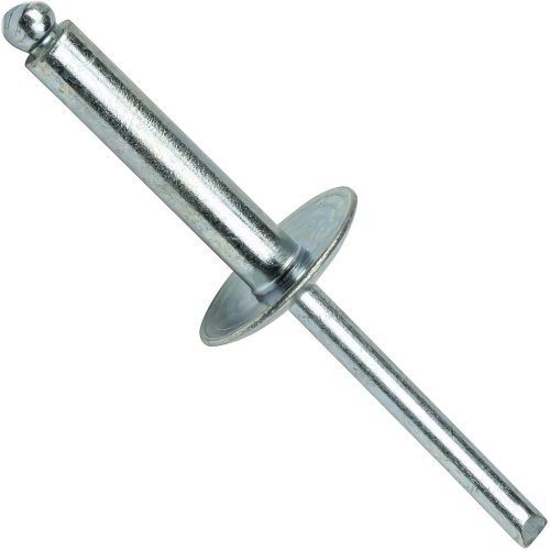 Steel Dome Rivets - 3/16" Large Flange (Qty 25)