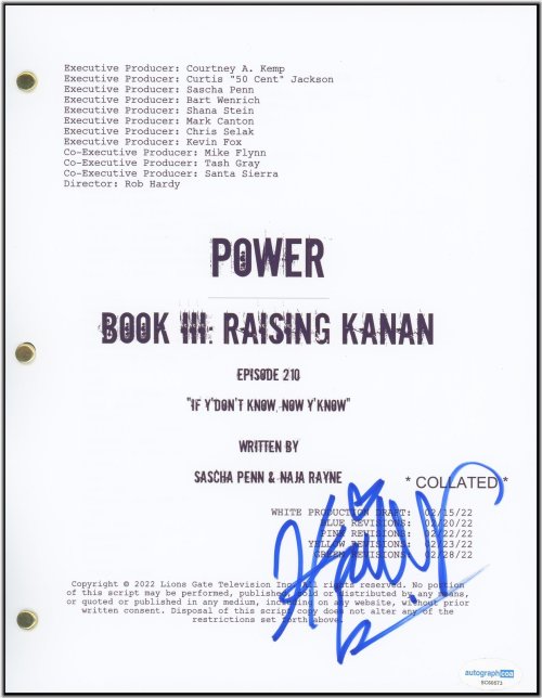 Hailey Kilgore Full Script Autograph
