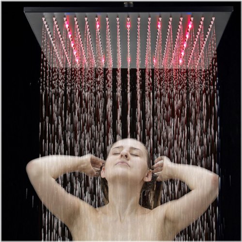 Serenity Falls LED Rainfall Showerhead Collection