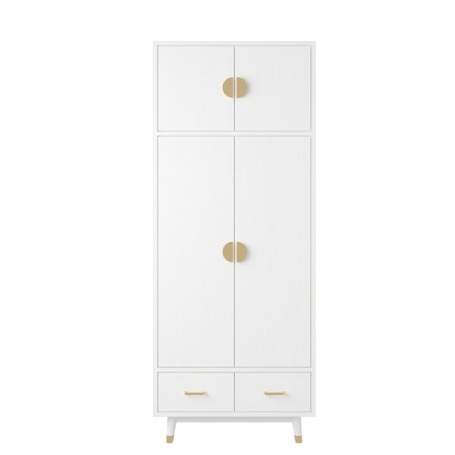 Cherrywood 2-Drawer Wardrobe