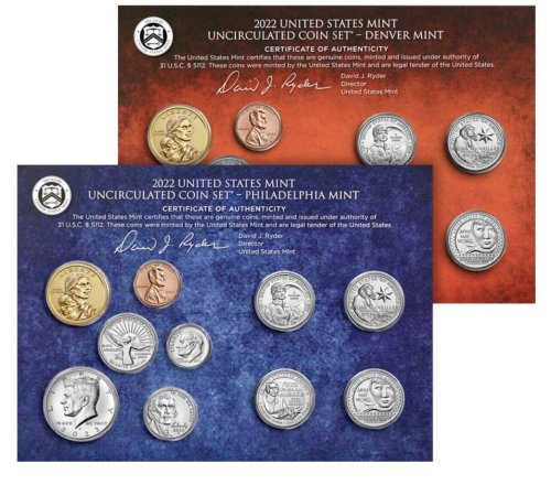 2022 United States Mint Uncirculated Coin Set