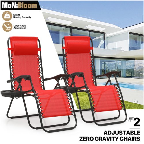 Zen Lounge Chairs with Tray