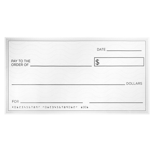 Jumbo Presentation Plaque: Reusable Dry Erase Check