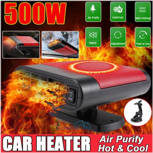 HeatDrive 500W Portable Car Heater