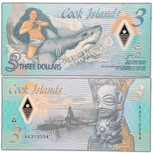 Shark Rider 3 Dollar Bill