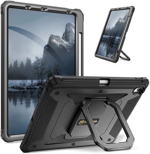 Air Armor Case with Rotating Cover and Screen Protector