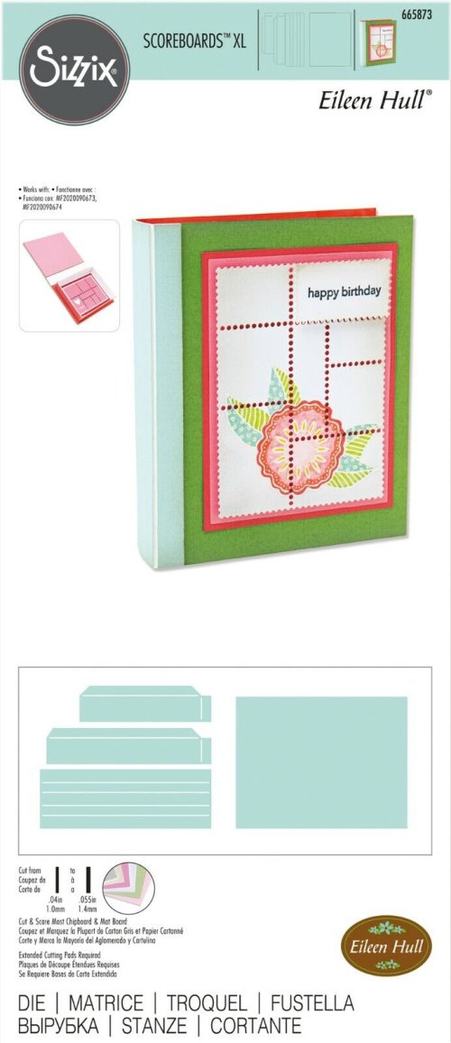 Book Box Die by Eileen Hull for Sizzix Bigz XL