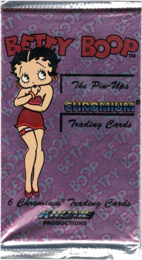 Betty Boop Chromium Trading Card Pack