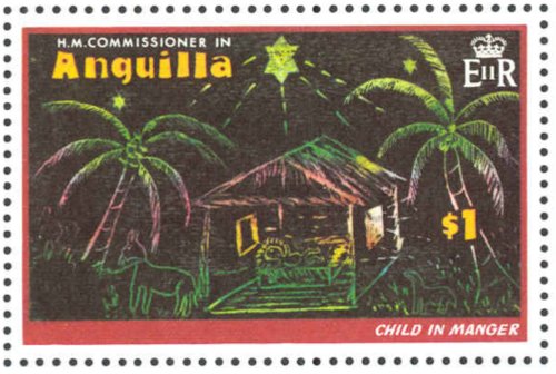 Starlit Nativity 1978 Stamp