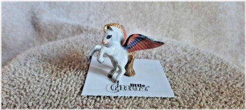 Winged Horse Miniature Figurine