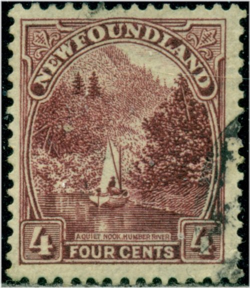 Vintage Newfoundland Canadian Stamp #134, Fine-Very Fine Condition