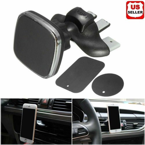 360º Magnetic Phone and GPS Mount for Car CD Slot and Air Vent