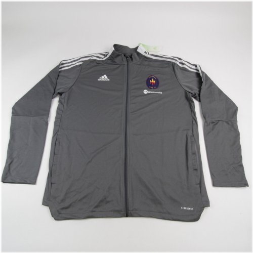 Chicago Fire FC Men's Gray/White adidas Aeroready Jacket
