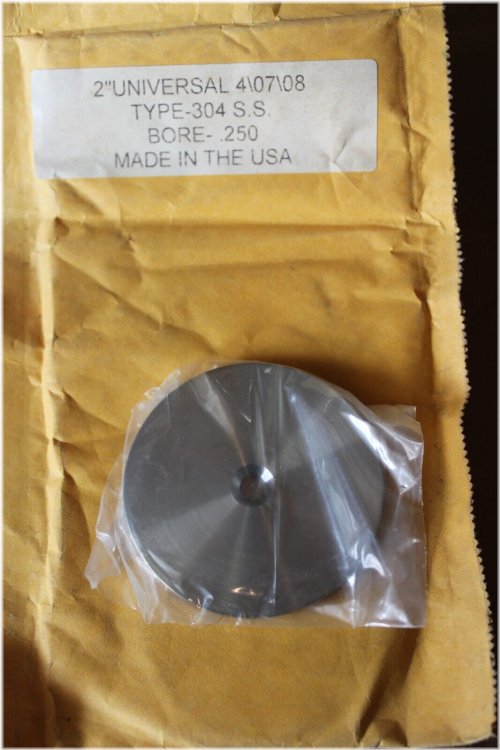 Orifice Plate 304 Stainless Steel - 2 Inch, 0.250 Inch Bore