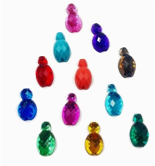 Vintage Jewel Faceted Dome Bee Insect Cabochons