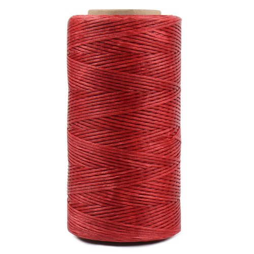 Waxed Polyester Stitching Cord for Leather Crafting and DIY Projects