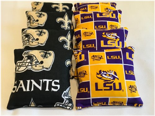 Louisiana Sports Bean Bag Set