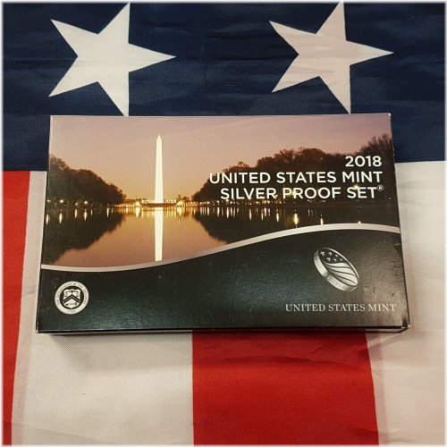 2018-s U.S. SILVER 10 Coin Proof Set - Mint Condition