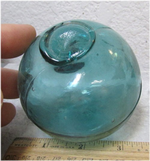 Aqua Marine Glass Buoy from Alaska's Fishing Heritage