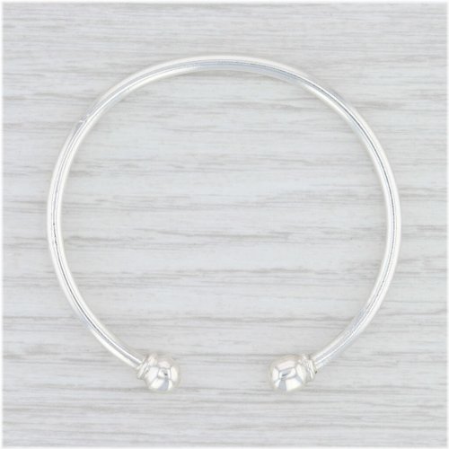Silver Cuff Charm Bracelet