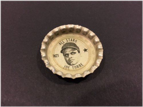 1967-68 Joe Torre Atlanta Braves Coca Cola Rare Fresca Bottle Cap NM