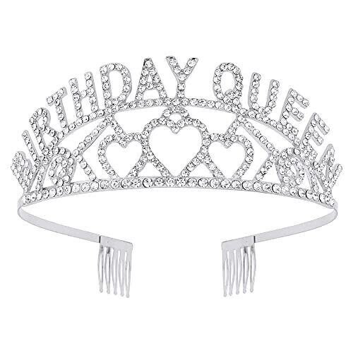 Majestic Crystal Crown Tiara