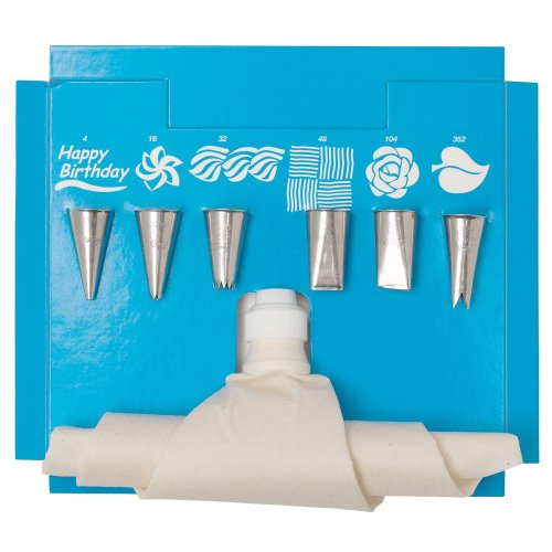 Silver Cake Decorating Set