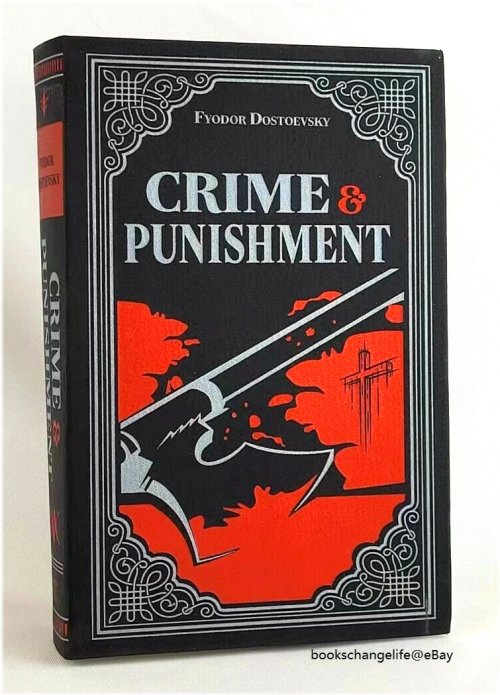 Crime and Punishment" by Fyodor Dostoevsky Faux Leather Flexi Bound