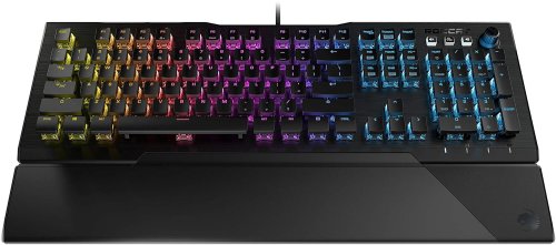 Tactile Titan Keyboard with Wrist Rest