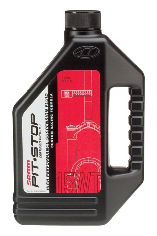 RockShox 15wt Suspension Oil - 1 Liter Bottle for Lower Legs