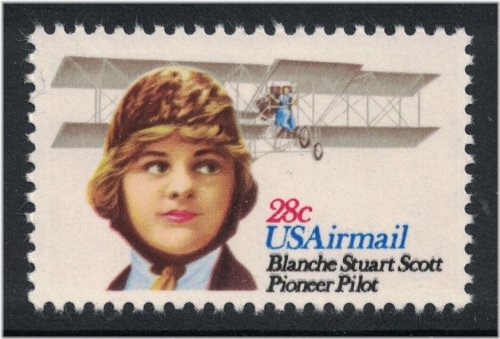 Blanche Stuart Scott Commemorative Stamp