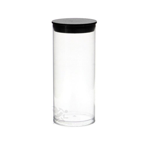 I" Size Coin Capsule Storage Tube - Black