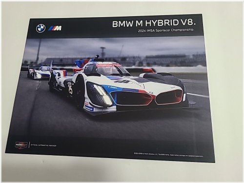 Autographed BMW Hybrid Hero Card from 12 Hours of Sebring 2024