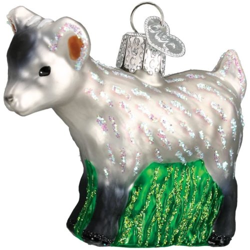 Pygmy Goat Glass Blown Ornament by Old World Christmas