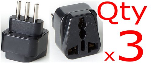 Universal Plug Adapter Set for USA to Italy Travel