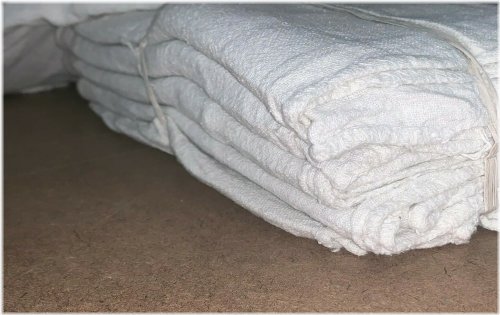 500 new great mechanics shop rags towels white jumbo 13"X14