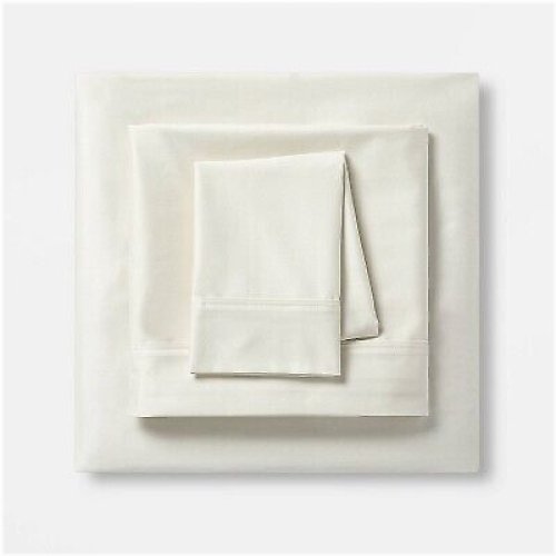 Sour Cream Queen Thread Count Performance Sheet Set by Threshold