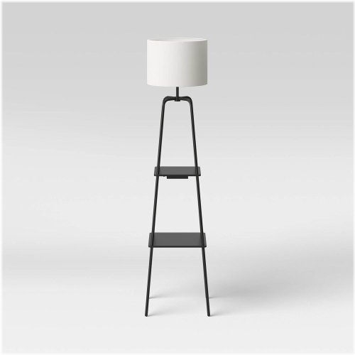 Black Etagere Floor Lamp by Threshold